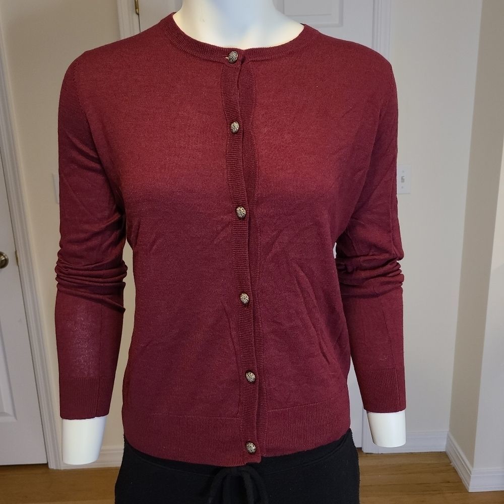 Lawrence Grey Cardigan Sweater, Size s